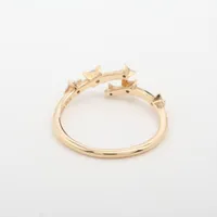 エテ ダイヤ 色石 リング K10(YG) 0.9g 0.01 A3819732｜中古