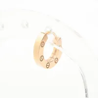 カルティエ ラブ シングルピアス 750(PG) 1.5g AP121570｜中古ブランド