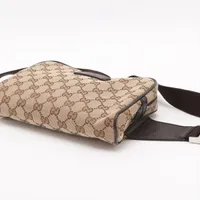 極美品✨グッチ ボディバッグ GGキャンバス GG柄 ブラウン Amazon | (グッチ)GUCCI バッグ ボディバッグ 斜めがけ ウエスト
