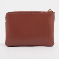 CELINE ブラウン レザー コインケース CELINE セリーヌ コインケース レオパード ブラウン ブラック