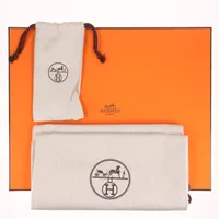 エルメスレディースシューズ　空箱✖️2  布袋2 エルメス HERMES アルザンミニ ブラック ヴォースイフト 2WAY