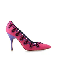 マノロブラニク　スエードパンプス 美品】 MANOLO BLAHNIK / マノロブラニク | スエード ポイン