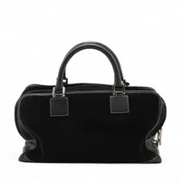 LOEWE　アマソナ36スウェード LOEWE ロエベ アマソナ36 ベージュ/ダークブラウン スエード