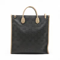 グッチ オフ ザ グリッド GGナイロン レザー トートバッグ グッチオブザグリッドトートバッグ – willow