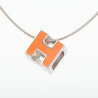 本日限定❗【新品】エルメス ネックレス ミニポップh マロングラッセ 即日発送】エルメス ミニ ポップ H ペンダント マロングラッセ