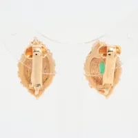 クリスチャンディオールイヤリングカラーストーンラインストーンイヤリング 極美品❗ 美品 クリスチャンディオール イヤリング ラインストーン