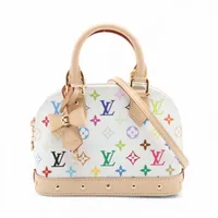 ルイヴィトン LV × TM アルマ BB チェリー モノグラム ホワイト ルイ·ヴィトン】「LOUIS VUITTON × MURAKAMI」第3章よりクリーン