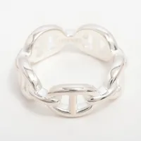 S*H様 【本日発送】HERMES アンシェネ シルバー925 Ring 楽天市場】≪Brand new≫ HERMES Chaine d'ancre Enchainee PM