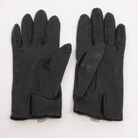 エルメス ケリー グローブ 7 レザー ブラック A3821287｜中古