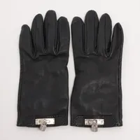 HERMES　エルメス　ケリー レザー グローブ 手袋　 7 1/2 HERMESエルメスケリー レザー グローブ 手袋 7 1/2