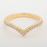 送料関税込みトゥルー ハーフサークル ダイヤ リング★Aランク TIFFANY&Co. TIFFANY&Co./ティファニー ハーフサークル チャネル