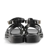 入手困難 CELINE スタッズ レザーサンダル ブラック セリーヌ バルキー レザー サンダル 37 レディース ブラック
