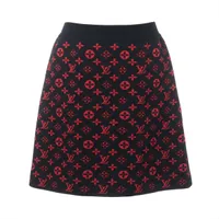 Louis Vuitton グレー モノグラムウールスカート 1094000974989707_03_9531.jpeg