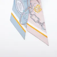 【細リボンで上品仕上げ♪】HERMES ツイリー C’est la Fete C'est la Fete Twilly | Hermès Australia