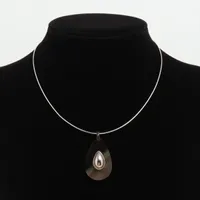 エルメス ネックレス 925×バッファローホーン シルバー A3822023