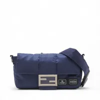 関税込国内発送★FENDI 新作 マンマバゲットバッグ ブルー フェンディのウィメンズバッグ「マンマ バゲット」ブルーデニム