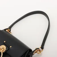 クロエ テス レザー ショルダーバッグ ブラック A3822110｜中古