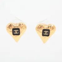 ［VINTAGE] CHANEL ココマーク B24V ピアス(両耳用)★ABランク シャネル ココマーク B24V ピアス(両耳用) GP ゴールド AP121620