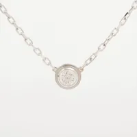 【VINTAGE】カルティエ ダムール LM ダイヤ ネックレス 750 Cartier - Cartier カルティエ ダムール LM ダイヤ ネックレス