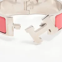 エルメス Hバングル クリッククラックGM ブレスレット GP ピンク