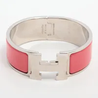HERMES エルメス ブレスレット クリッククラック ピンク エルメス Hバングル クリッククラックGM ブレスレット GP ピンク