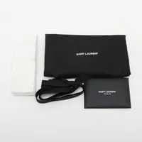 サンローランパリ カサンドラ レザー チェーンウォレット