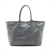 超美品★ゴヤールサンルイpm グレー 美品】GOYARD サンルイPM グレー トートバッグ ゴヤール メンズ