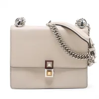 値下げ！FENDI キャナイミニ フェンディ ミニキャナイ レザー チェーンショルダーバッグ