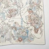 エルメス カレジェアン LE MONDE D'HERMES エルメスの世界 スカーフ