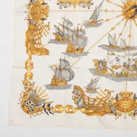 エルメス カレ90 VOILES DE LUMIERE 光の帆船 スカーフ シルク