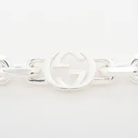 GUCCI インターロッキングg 17サイズ ブレスレット 022420 GUCCI インターロッキングg 17サイズ ブレスレット 022420