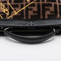 フェンディ セレリア ピーカブーフィットミニ ボアxレザー 2WAY  