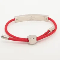 ルイヴィトン ブレスレット ブラスレ LVスペース ルージュ M67418 赤 LOUIS VUITTON ルイ ヴィトン ブラスレ LVスペース ブレスレット