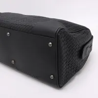 人気の美品~BOTTEGA VENETAブラックレザーハンドバッグ Bottega Veneta＊Mini Wallace レザー ショルダーバッグ＊送料込