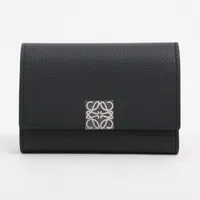 【商談中】　LOEWE ロエベ　アナグラム　コンパクトウォレット ロエベ アナグラム コンパクトジップ レザー コンパクト