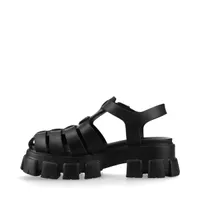 【入手困難☆】プラダ メンズ 厚底 ラバー サンダル モノリス ブラック プラダ モノリス ラバー サンダル | PRADA