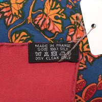 未使用 HERMES カレ90 冬の庭JARDINS d'Hiver エルメス カレ90 JARDINS d'Hiver 冬の庭 スカーフ シルク