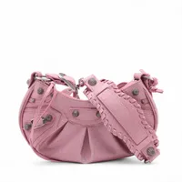 バレンシアガ XX スモール フラップ クロスボディバッグ クロコ型押し