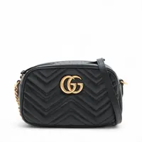 GUCCI カシミア フィンガーレス手袋 ブラックグレー 726586 Mサイズ グッチ 726586 GG グローブ カシミヤ ブラック フィンガーレス
