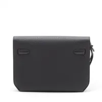 エルメス ケリーデペッシュ25 トゴ ブラック ブラック金具 K