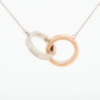 Tiffany　1837　ナローサークル　インターロッキング　ネックレス　925 1837インターロッキングサークルネックレス シルバー
