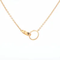 カルティエ ベビーラブ ダイヤ ネックレス 750(YG) 5.7g