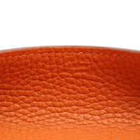✨美品✨ HERMES エルメス ヴィドポッシュ 小物入れ レザー オレンジ系 HERMES エルメス ヴィドポッシュ セリエ 小物入れ トレー 名入れ