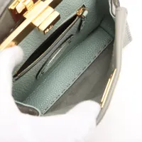 【美品】フェンディ セレリア ミニハンドバッグ レザー/ファー グレー系4Q42 美品】フェンディ セレリア ミニハンドバッグ レザー/ファー