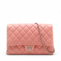 2023/24FW◆送料込【CHANEL】カードホルダー ラム ピンク 希少【ギフト♡】CHANEL カードケース ピンク 縦型 財布・小物