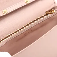 プラダ サフィアーノ PINK DIS.PRIMULE ラウンドファスナー PRADA | ブランド通販 X-SELL エクセル