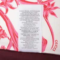 GUCCI 20春夏 GGフローラ フラワー シルクスカーフ ピンク グッチ GGフローラ プリント シルク スカーフピンク | GUCCI公式