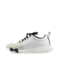 【大人気】ERMES スニーカー バウンシング Blanc エルメス バウンシング レザー スニーカー 37 レディース