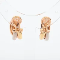 【美品】カルティエ　トリニティ　ピアス　片耳用　750 PG×WG 美品】カルティエ トリニティ ピアス 片耳用 750 PG×WG - メルカリ