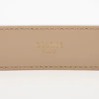 セリーヌ トリオンフ ベルト 70 レザー ベージュ A3825010｜中古